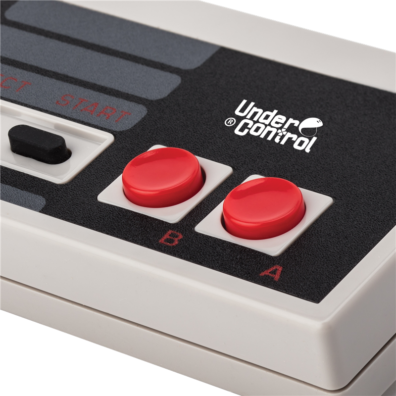 Under Control Under Control - Nintendo NES Controller bedraad - Grijs/Zwart