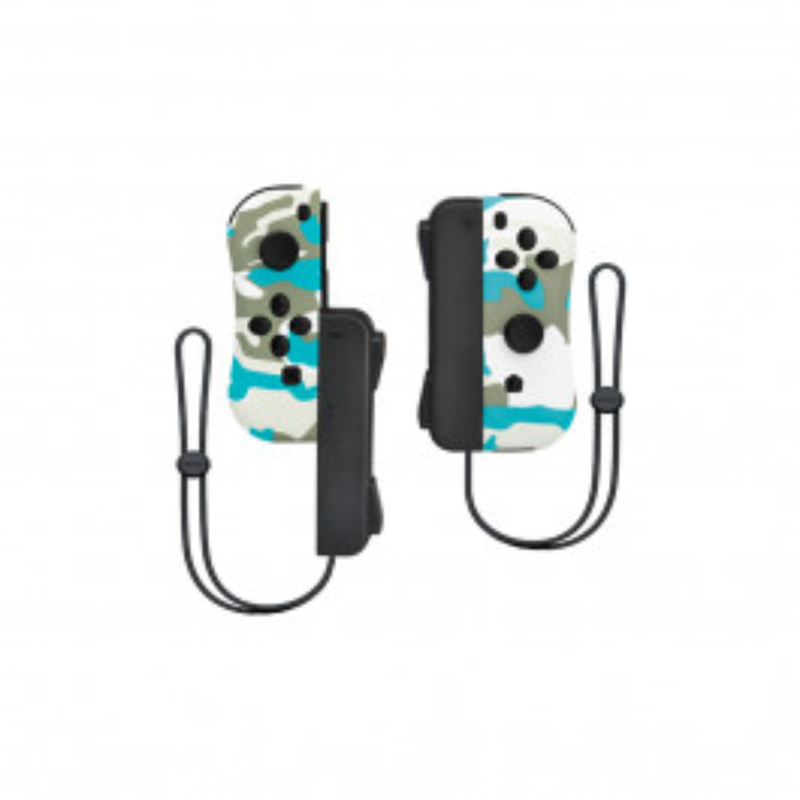 Under Control - Nintendo Switch ii-con Controllers - Snow White Camo met polsbandjes