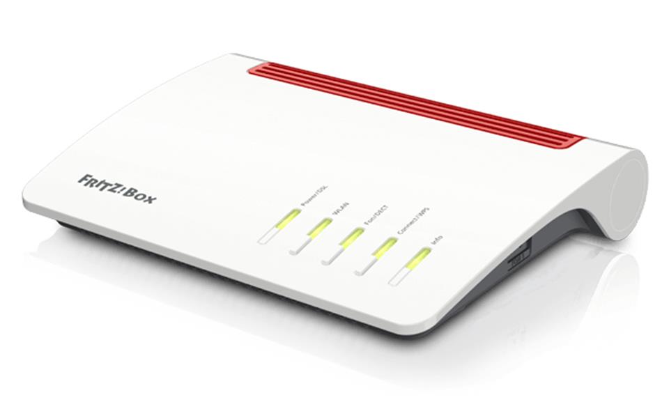 AVM FRITZ!Box 7590 draadloze router Dual-band (2.4 GHz / 5 GHz) Gigabit Ethernet 3G 4G Wit