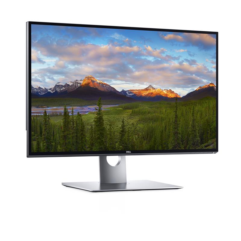 DELL UltraSharp UP3218K 81,3 cm (32"") 7680 x 4320 Pixels 8K Ultra HD LCD Zwart, Zilver