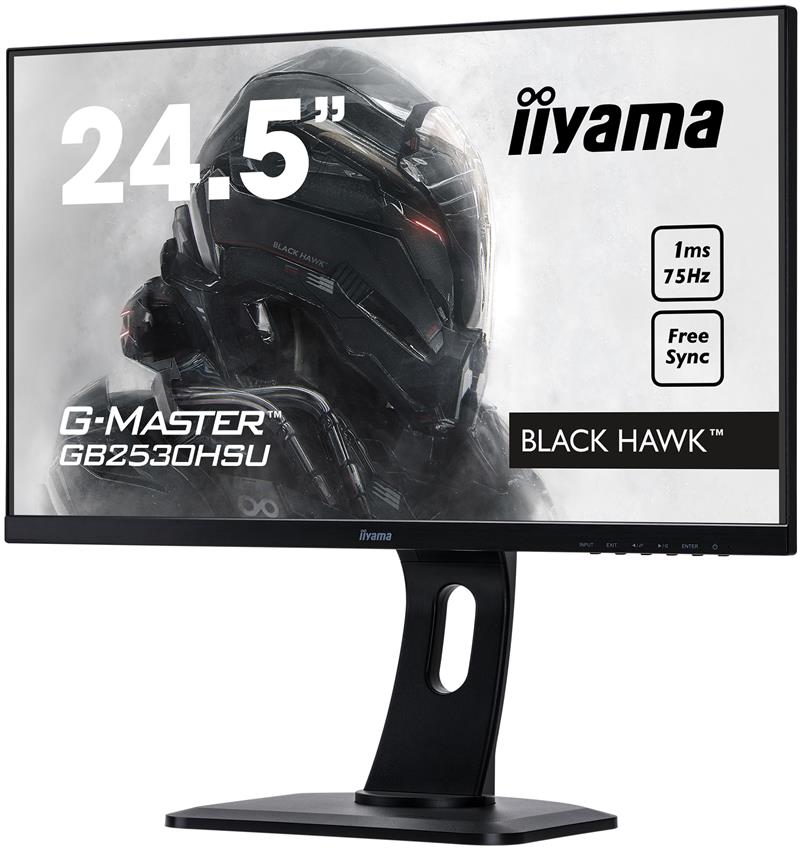 iiyama G-MASTER GB2530HSU-B1 computer monitor 62,2 cm (24.5"") 1920 x 1080 Pixels Full HD LED Flat Mat Zwart