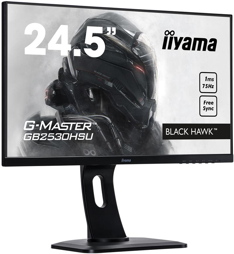 iiyama G-MASTER GB2530HSU-B1 computer monitor 62,2 cm (24.5"") 1920 x 1080 Pixels Full HD LED Flat Mat Zwart