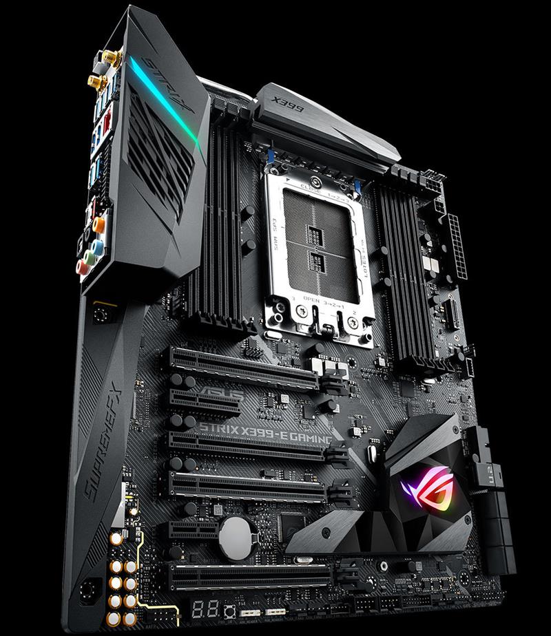 ASUS ROG STRIX X399-E GAMING moederbord Socket TR4 ATX AMD X399