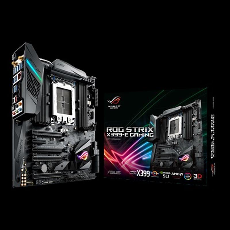 ASUS ROG STRIX X399-E GAMING moederbord Socket TR4 ATX AMD X399
