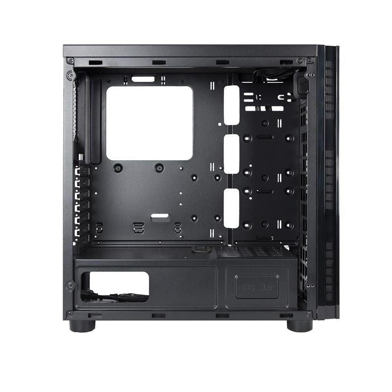 Chieftec Hawk Black ATX Gaming case T Glass door