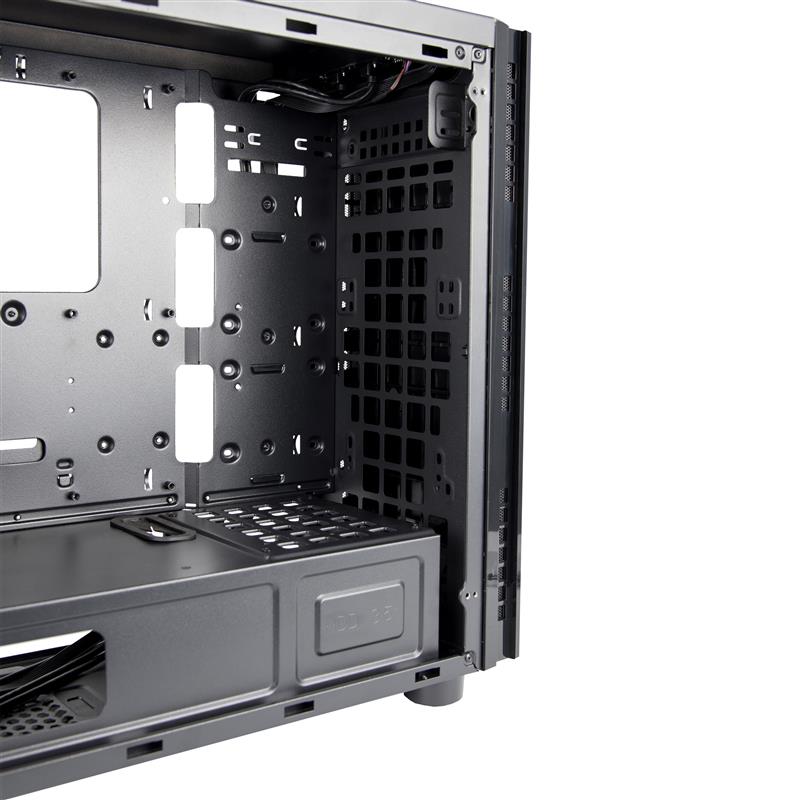 Chieftec Hawk Black ATX Gaming case T Glass door