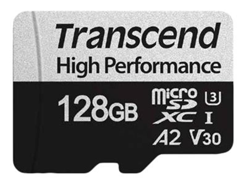 TRANSCEND 128GB microSD w adapter UHS-I