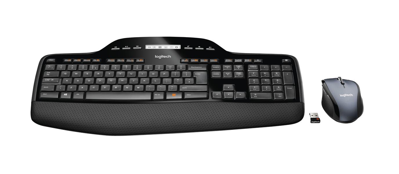 Logitech MK710 toetsenbord RF Draadloos QWERTY US International Zwart