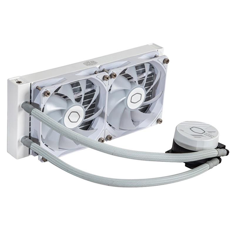 Cooler Master MasterLiquid 240L Core ARGB White Processor Kit voor vloeistofkoeling 12 cm Wit