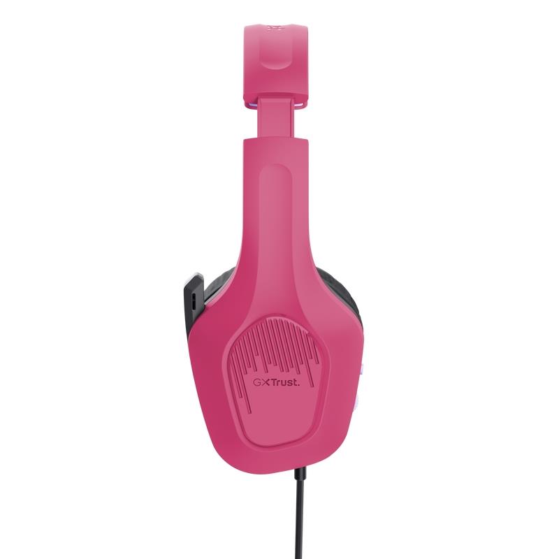 Trust GXT 790 Headset Bedraad Hoofdband Gamen Zwart, Roze