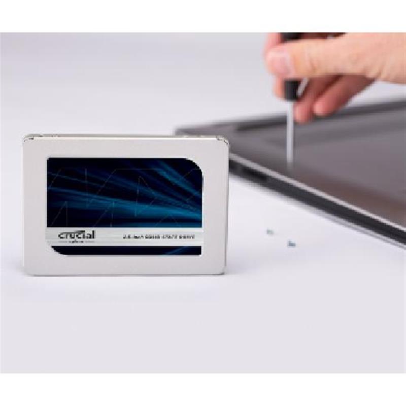 Crucial MX500 Internal SSD 1TB 2 5 SATA3 6Gbps w 9 5mm adapter