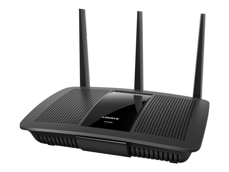 Linksys EA7500V3 draadloze router Gigabit Ethernet Dual-band (2.4 GHz / 5 GHz) Zwart