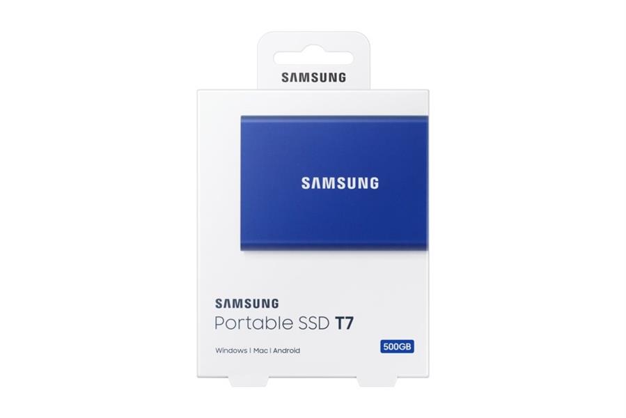 Samsung Portable SSD T7 500 GB Blauw