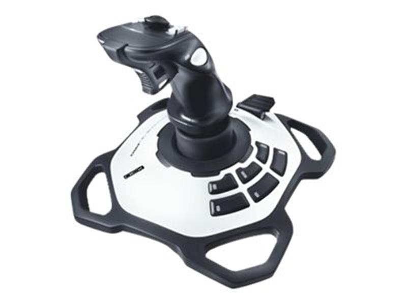 Logitech G Extreme 3D Pro Joystick PC Digitaal USB 2 0 Zwart Wit