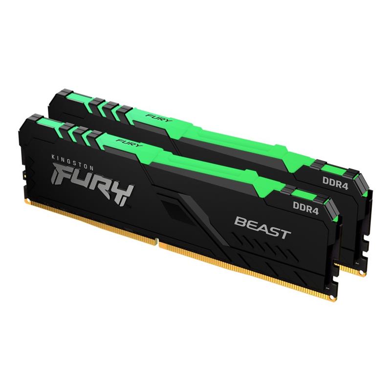 MEM Kingston Fury Beast 16GB DDR4 DIMM 3200MHz / GAMING / RGB