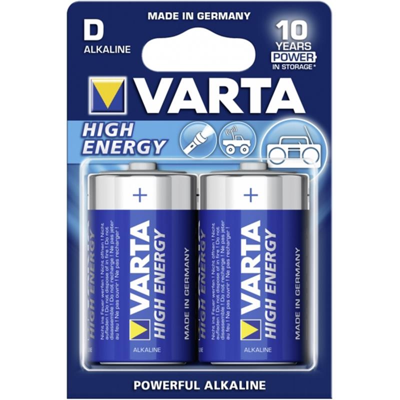 LR20 Varta High Energy Battery Alkaline D