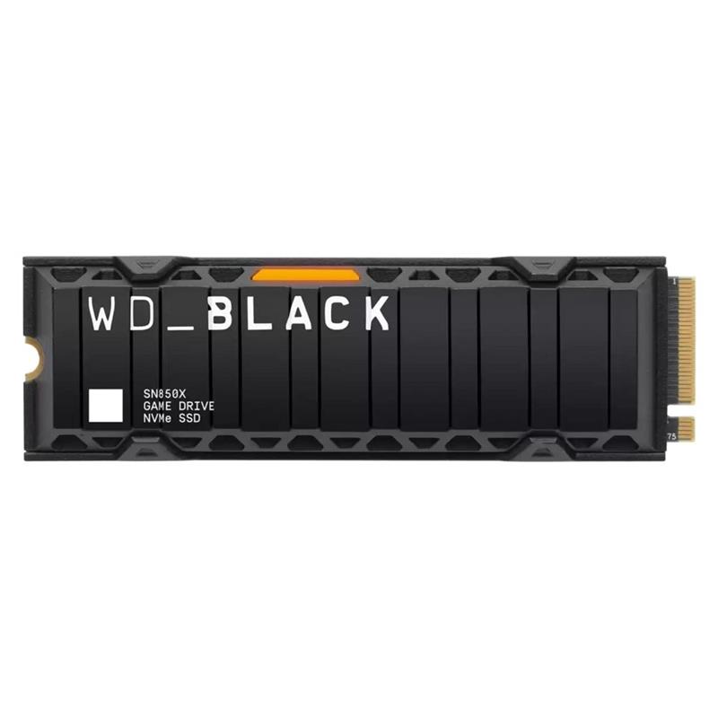 WD SSD M.2 (2280) 1TB Black Heatsink SN850X PCIe 4.0 / NVMe (Di)