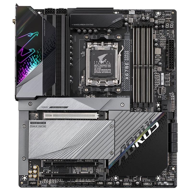 Gigabyte X670E AORUS MASTER (REV. 1.0) moederbord AMD X670 Socket AM5 ATX