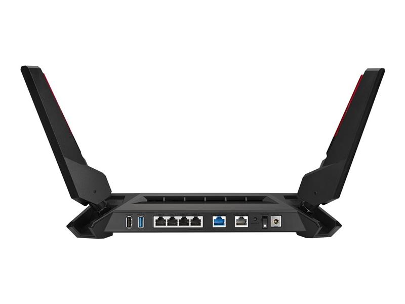 ASUS GT-AX6000 AiMesh draadloze router Gigabit Ethernet Dual-band (2.4 GHz / 5 GHz) 3G 4G Zwart