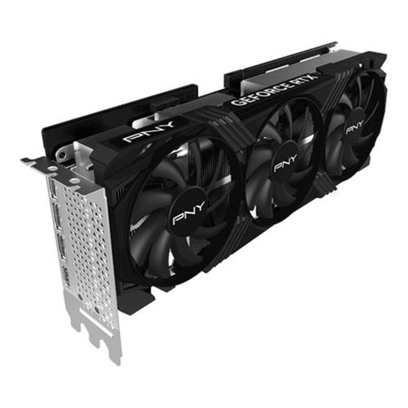 PNY 12GB RTX4070Ti VERTO Triple Fan Edition 3xDP/HDMI RTX4070Ti 12GB VERTO Triple Fan Edition DLSS3