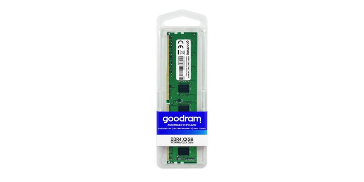 Goodram GR2666D464L19/16G geheugenmodule 16 GB 1 x 16 GB DDR4 2666 MHz