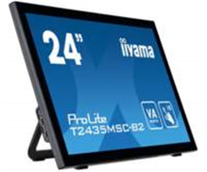 iiyama ProLite T2435MSC-B2 touch screen-monitor 59,9 cm (23.6"") 1920 x 1080 Pixels Zwart Multi-touch