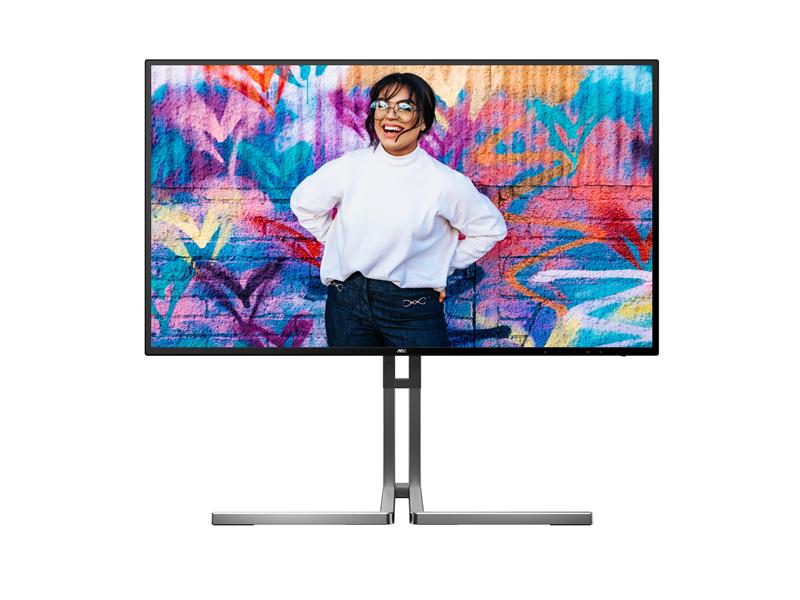 AOC U27U3CV computer monitor 68,6 cm (27"") 3840 x 2160 Pixels 4K Ultra HD LCD Zwart