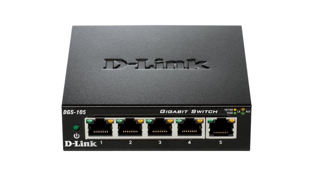 D-Link DGS-105 Zwart