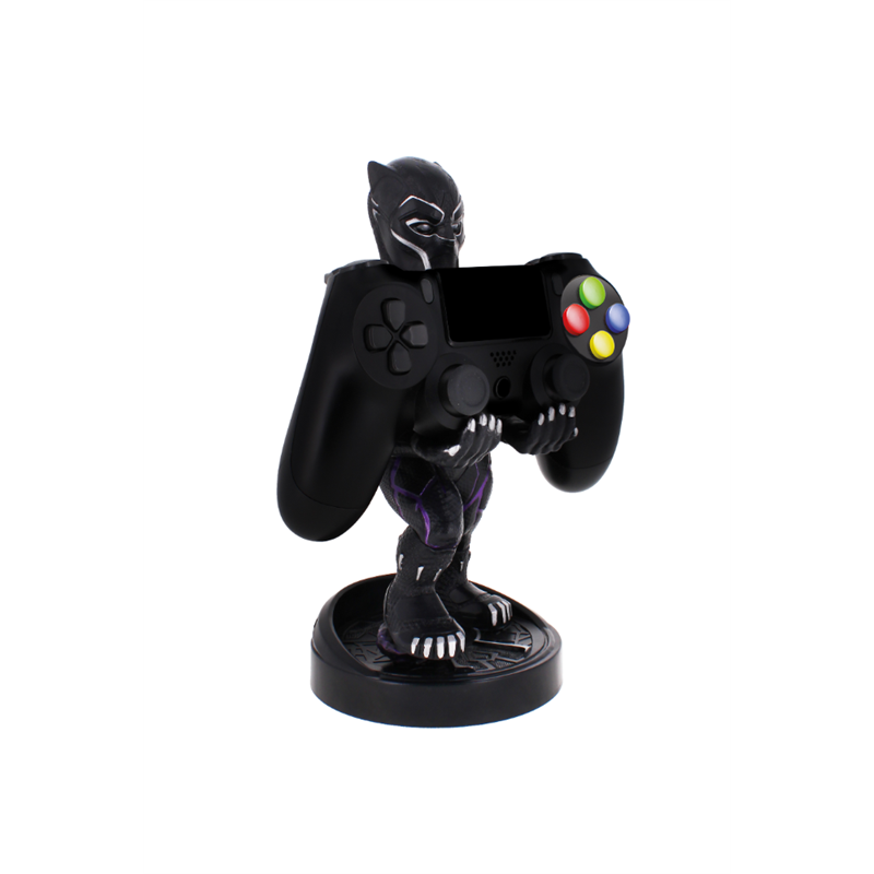 Cable Guy - Black Panther telefoonhouder - game controller stand met usb oplaadkabel 8 inch