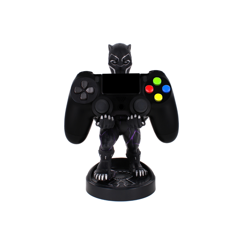 Cable Guy - Black Panther telefoonhouder - game controller stand met usb oplaadkabel 8 inch