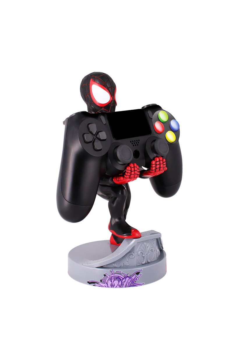 Cable Guy - Miles Morales Spiderman telefoonhouder - game controller stand met usb oplaadkabel 8 inch