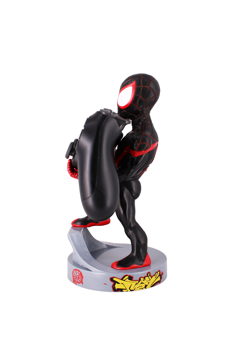 Cable Guy - Miles Morales Spiderman telefoonhouder - game controller stand met usb oplaadkabel 8 inch