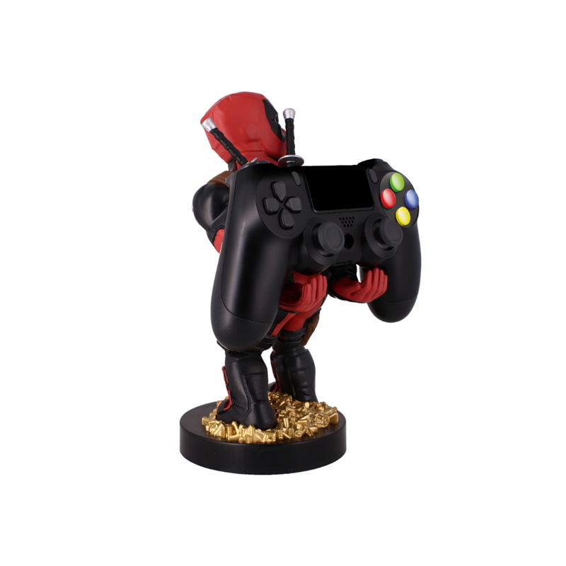 Cable Guy - Deadpool Rear telefoonhouder - game controller stand met usb oplaadkabel 8 inch