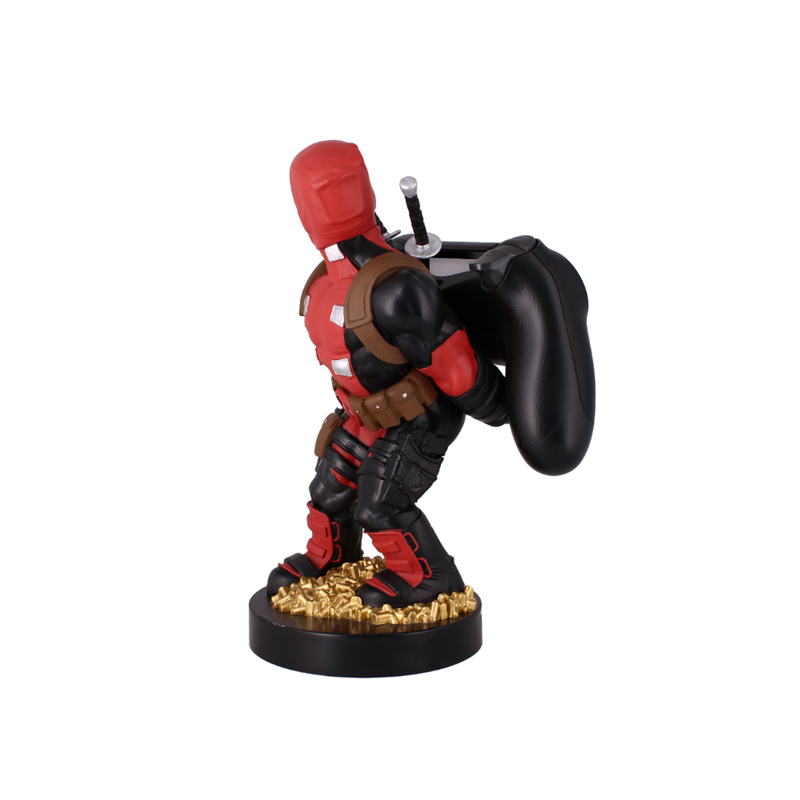 Cable Guy - Deadpool Rear telefoonhouder - game controller stand met usb oplaadkabel 8 inch