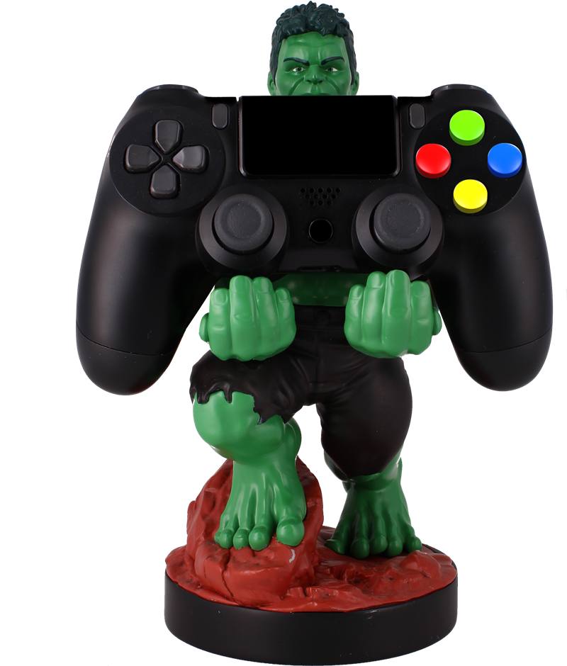 Cable Guy - The Hulk telefoonhouder - game controller stand met usb oplaadkabel