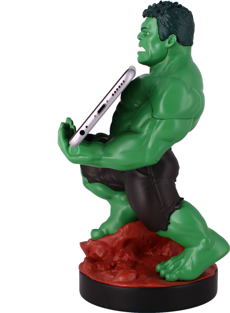 Cable Guy - The Hulk telefoonhouder - game controller stand met usb oplaadkabel