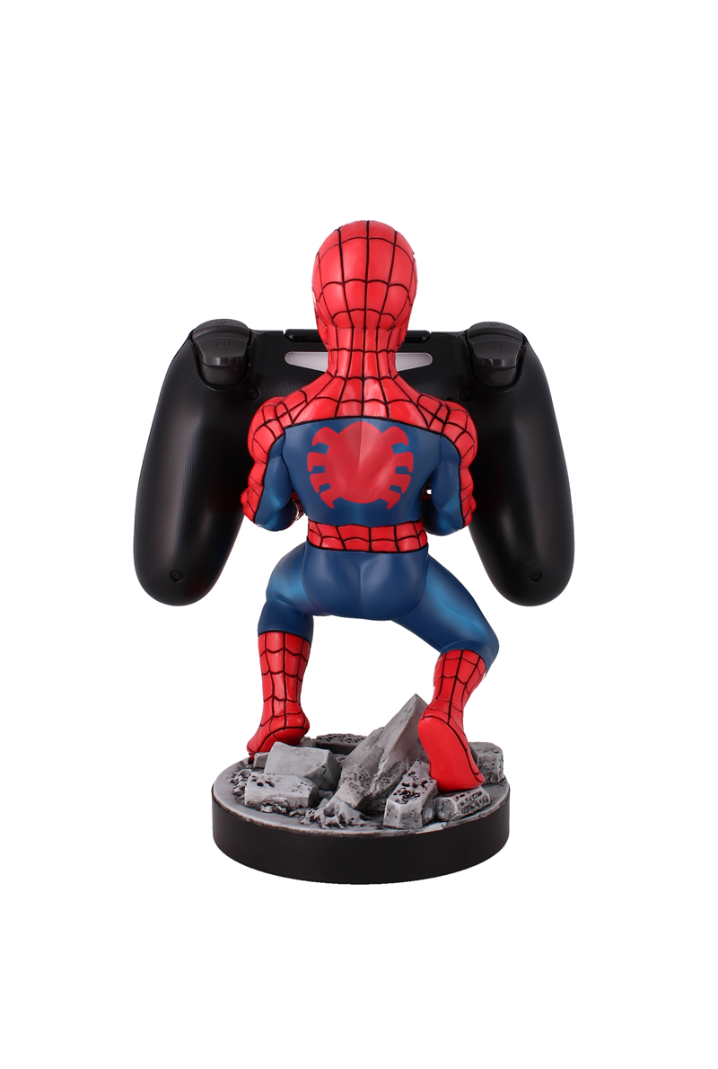 Cable Guy - Spider-Man telefoonhouder - game controller stand met usb oplaadkabel 8 inch