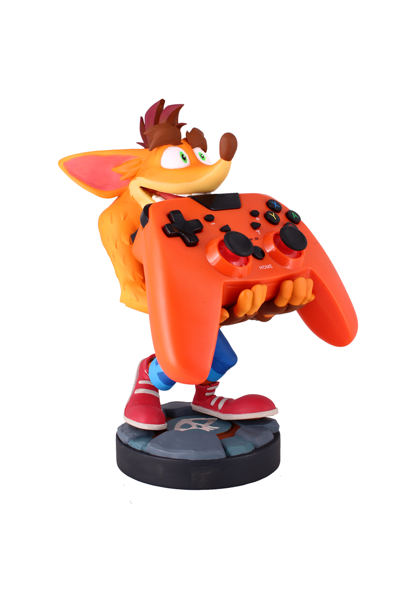 Cable Guy - Crash Bandicoot telefoonhouder - game controller stand met usb oplaadkabel 8 inch