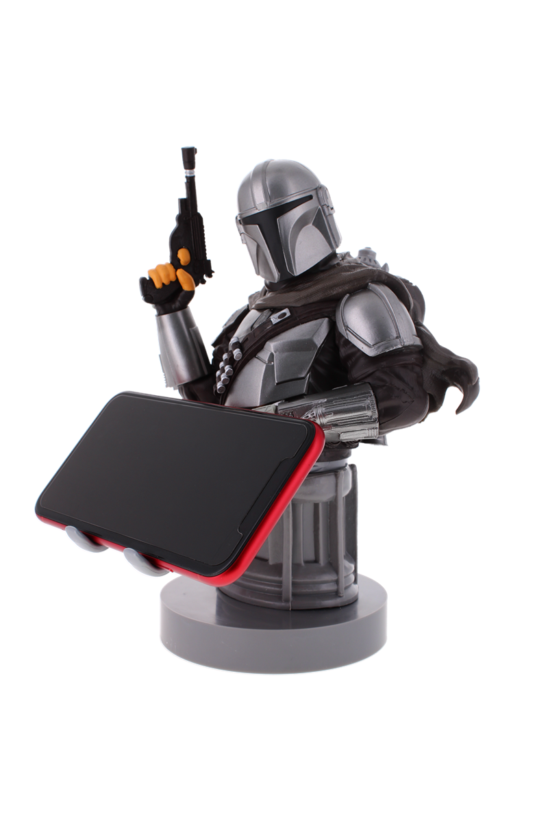 Cable Guy - THE MANDALORIAN telefoon- game ontroller-houder met usb oplaadkabel 8 inch