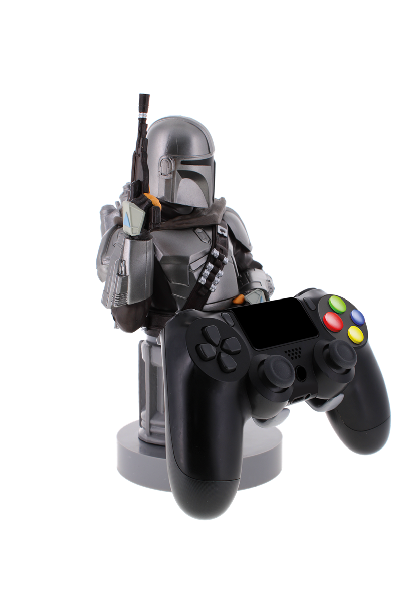 Cable Guy - THE MANDALORIAN telefoon- game ontroller-houder met usb oplaadkabel 8 inch