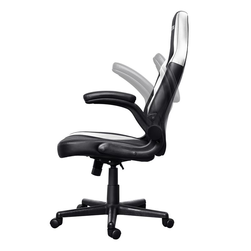 Trust GXT 703W RIYE Universele gamestoel Zwart, Wit