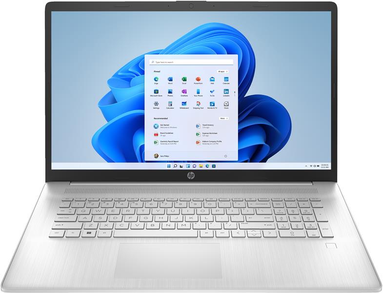 HP 17-cn2755nd Laptop 43,9 cm (17.3"") Full HD Intel® Core™ i5 i5-1235U 8 GB DDR4-SDRAM 1 TB SSD Wi-Fi 5 (802.11ac) Windows 11 Home Zilver