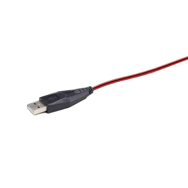 Gaming muis USB zwart rood
