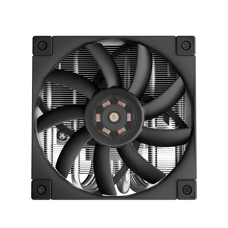 DeepCool AN600 Processor Luchtkoeler 12 cm Aluminium, Zwart 1 stuk(s)