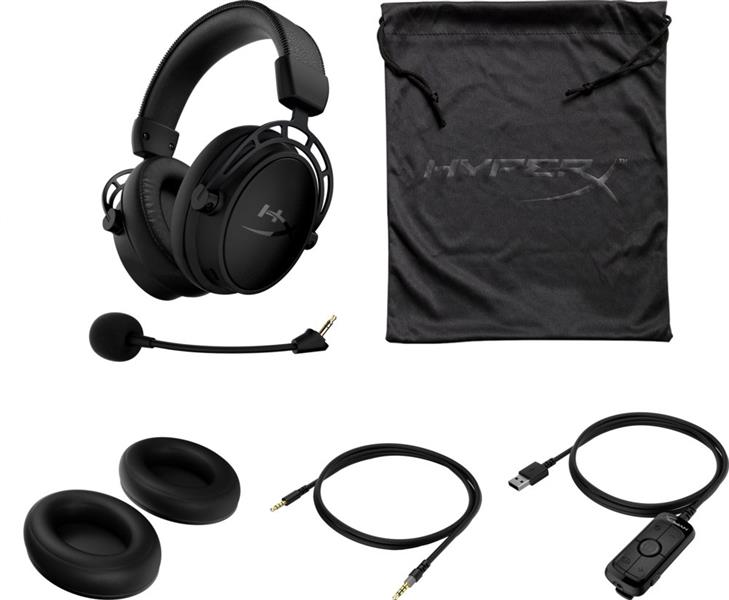 HP HyperX Cloud Alpha S - Gaming Headset (Black) Hoofdtelefoons Bedraad Hoofdband Gamen Zwart