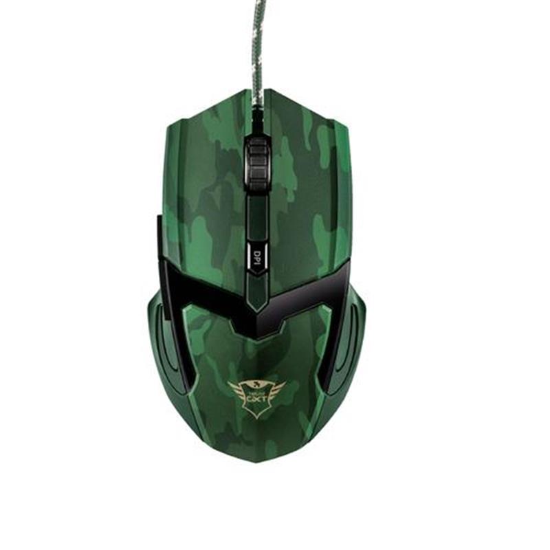 Trust GXT 101 Gav - Gaming Muis - Jungle Camouflage