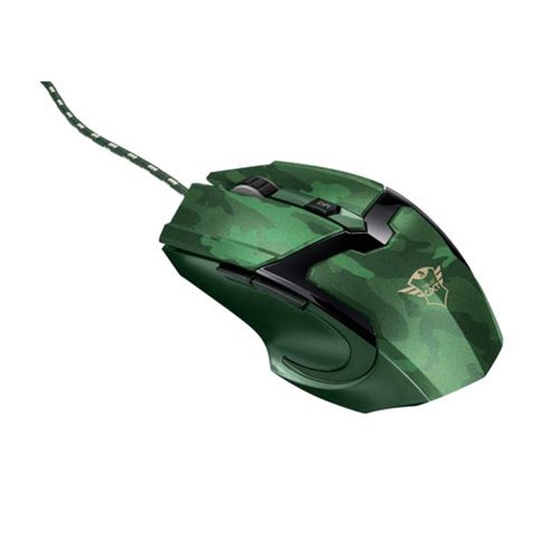 Trust GXT 101 Gav - Gaming Muis - Jungle Camouflage