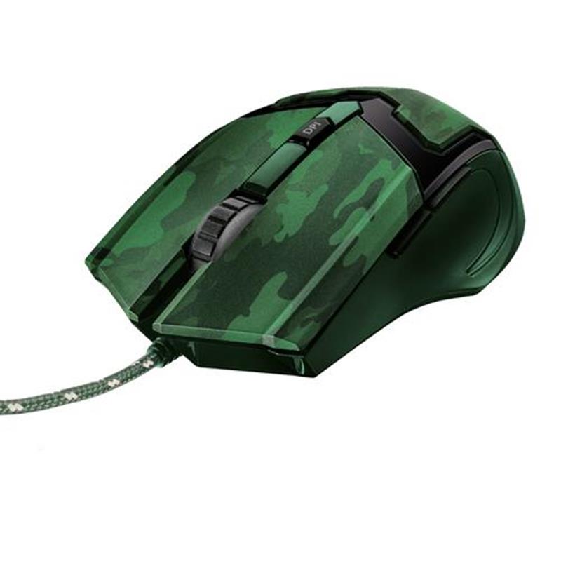 Trust GXT 101 Gav - Gaming Muis - Jungle Camouflage