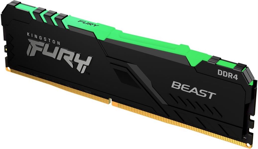 MEM Kingston Fury Beast 16GB DDR4 DIMM 3200MHz RGB