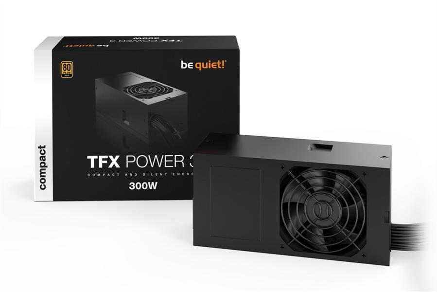 be quiet! TFX POWER 3 300W Gold power supply unit 20+4 pin ATX Zwart